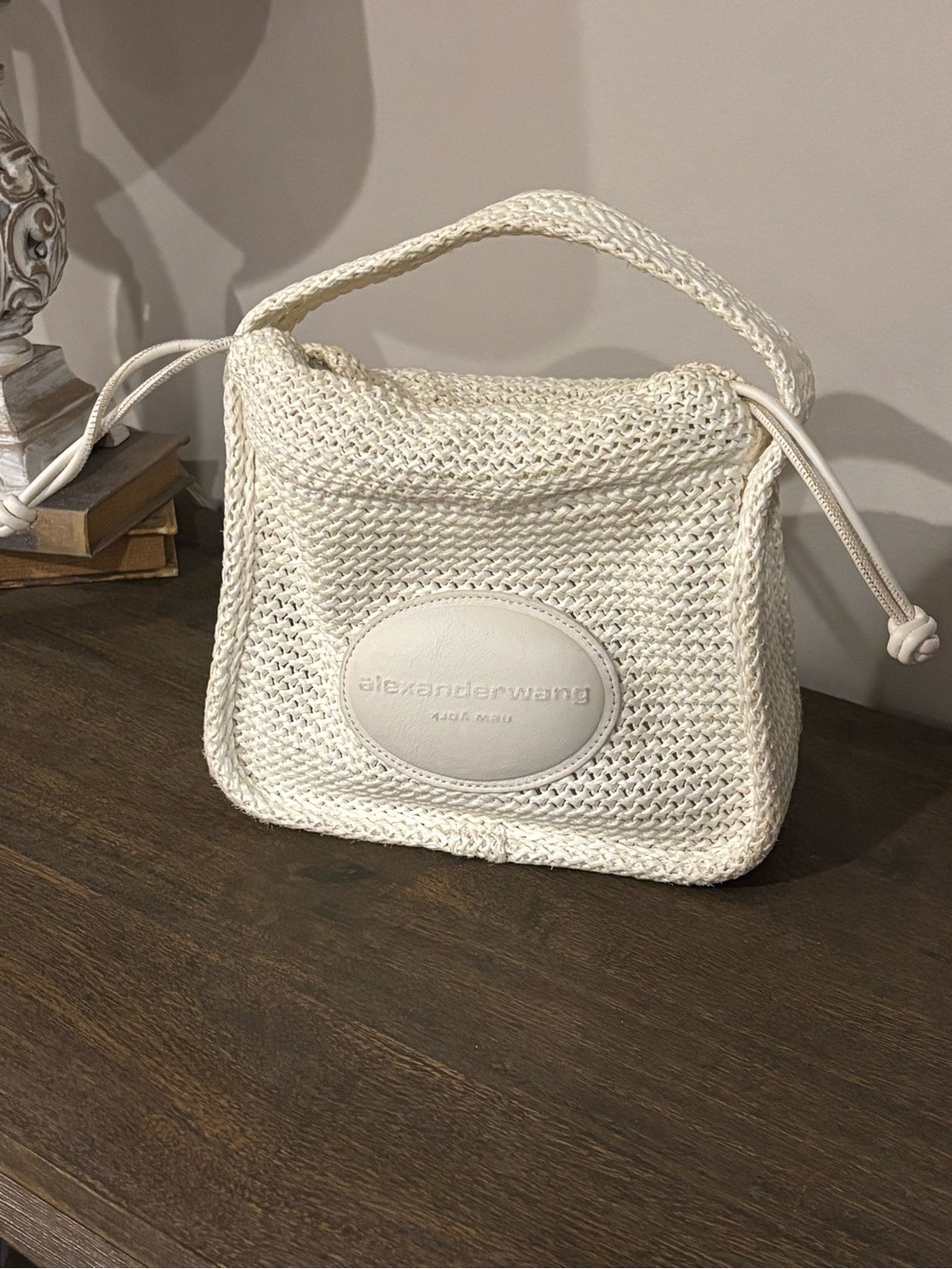 Alexander Wang Ryan Small Raffia Bag - Needs TLC